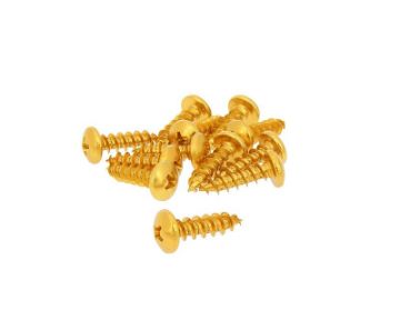 Obrázok z skrutky kapotáže aluminum zlatá farba - sada 12 ks - M6x20