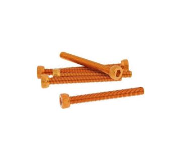Obrázok z skrutka imbus ALU-ELOX - hliníková oranžová f. - 6 ks - M5x45 - styling