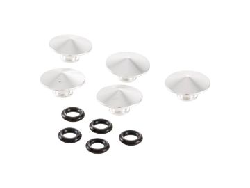 Obrázok z Kryty skrutiek kolesa predné, zadné SIP pre Vespa ET2, ET4, LX, LXV, S, GTS, GTS Super, GTV, GT 60, GT, GT L 50-300cc