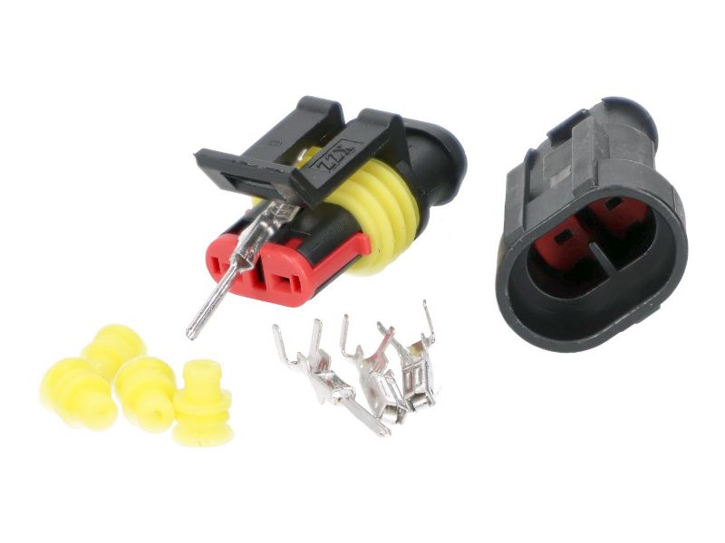 Obrázok z káblové spojky - sada  vodotes. 2-pin
