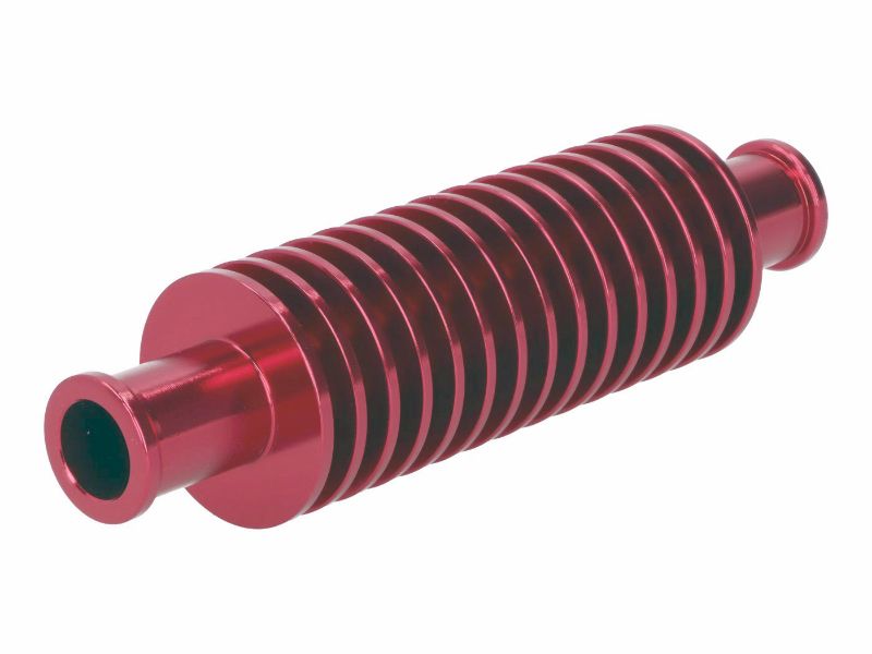 Obrázok z Prietokový chladič kruhový červená f. 133mm / 17mm napojenie