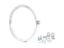 Obrázok z Montážna sada SIP Performance LED svetlomet okrúhly Ø 143 mm pre Vespa PX80-200, PE, Lusso, ´98, MY, ´11, LML Star 125-200 2T, 4T