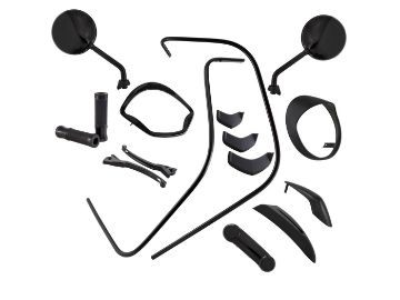 Obrázok z Black kit SIP, čierna edícia pre Vespa GTS, GTS Super HPE 125, 300 (´19-)