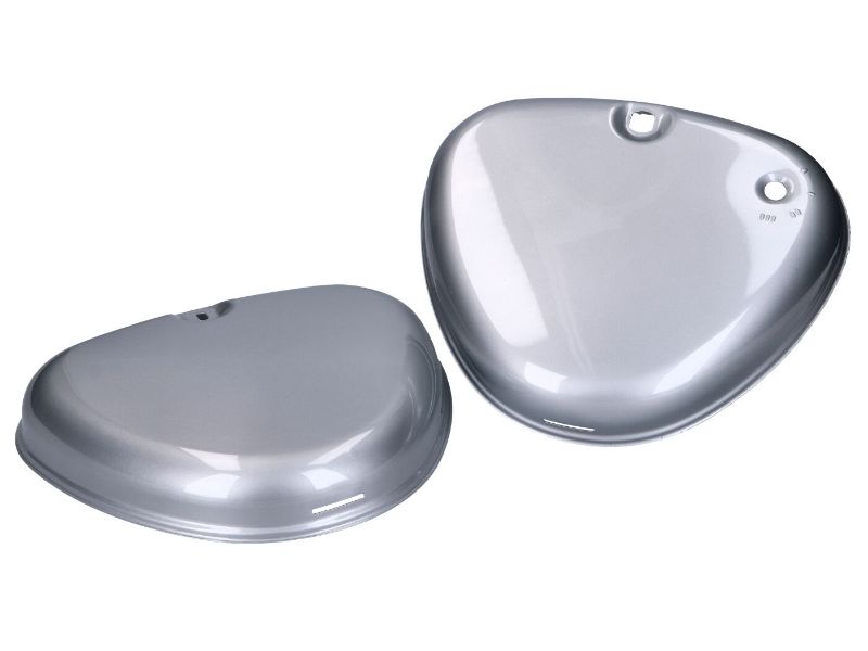 Obrázok z sada bočných krytov strieborná metalíza pre Simson S50, S51, S70