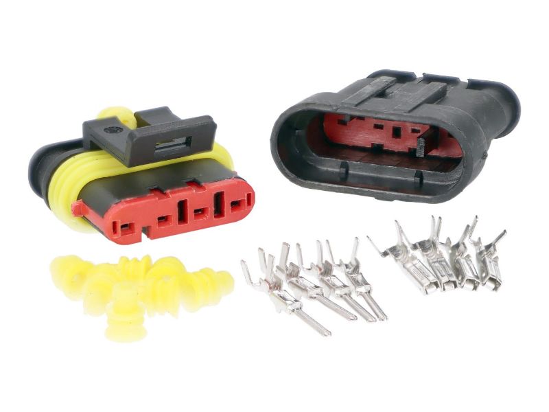 Obrázok z káblové spojky - sada  vodotes. 4-pin