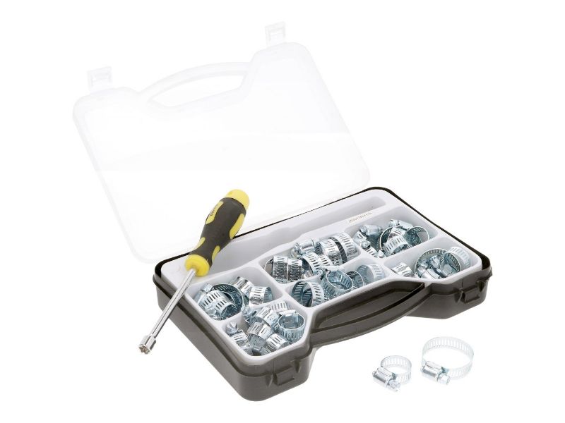 Obrázok z spona hadice sada vrátane 8mm   - 50-ks 