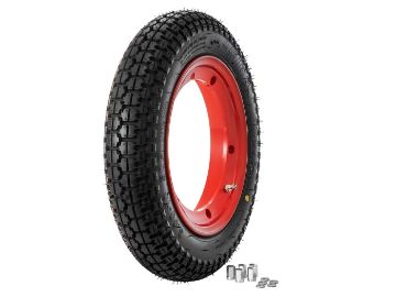 Obrázok z Koleso kompletné SIP Classic 3.00-10 50P TL, TT predné a zadné, pre Vespa 50, N(D), L (D), R (D), SR (D), Special, SS, 90, R, 100 , 125, PV, ET3, PK50-125, S, XL, XL2