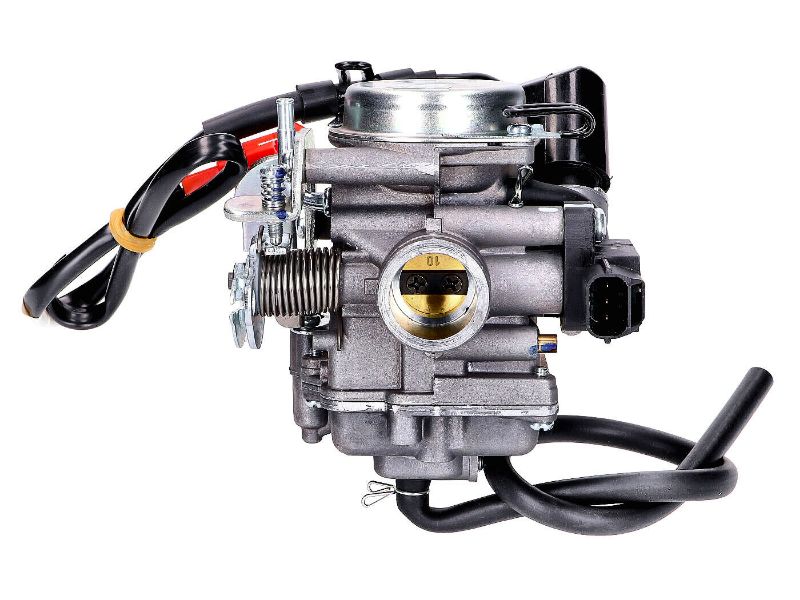 Obrázok z karburátor Dellorto 18mm TK SVB18 AW1 pre SYM Fiddle 2, Fiddle 3, Crox, Jet 4, Orbit 2, 12" 4-takt 50cc Euro4 25km/h, 45km/h 18-20